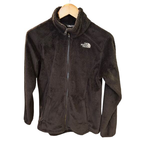 THE NORTH FACE Black Fleece Full Zip up Winter Warm Soft Girls Size 18, XL - Picture 1 of 9
